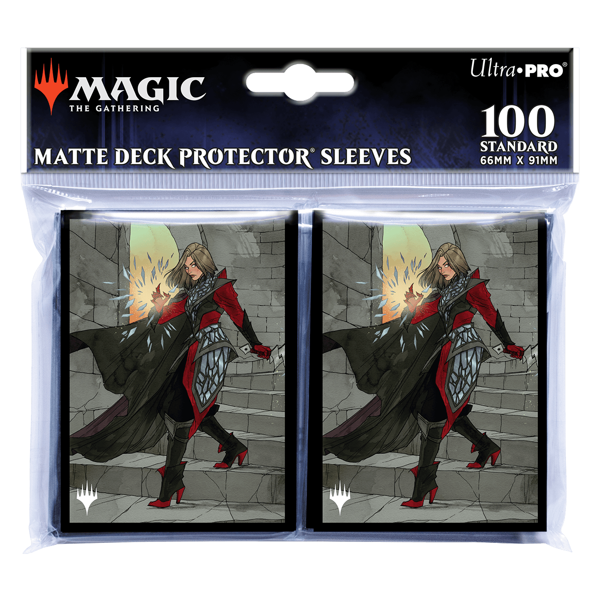 Wilds of Eldraine Rowan, Scion of War (Borderless) Standard Deck Protector Sleeves (100ct) for Magic: The Gathering | Ultra PRO International
