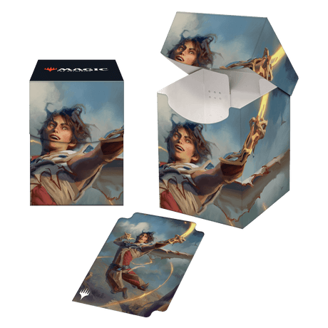 Wilds of Eldraine Kellan, the Fae-Blooded (Adventure Frame) 100+ Deck Box for Magic: The Gathering | Ultra PRO International