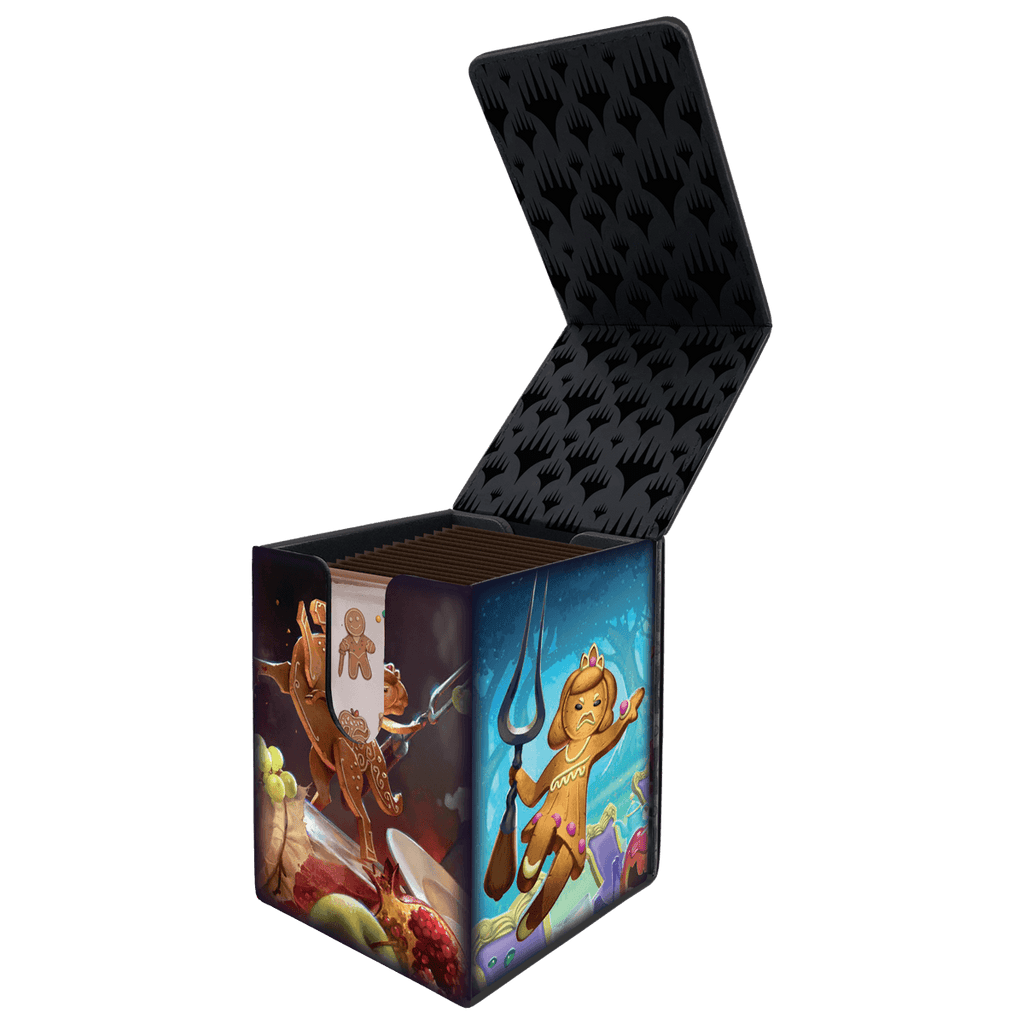 Wilds of Eldraine Food Fight Alcove Flip Deck Box for Magic: The Gathering | Ultra PRO International