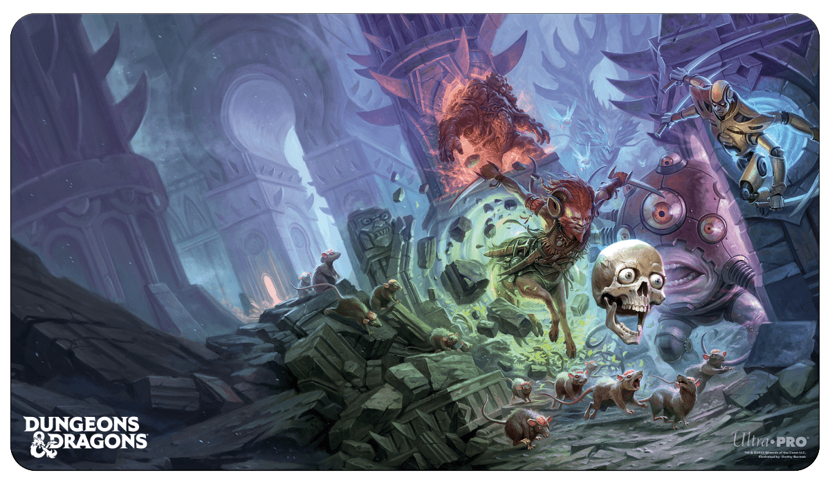 Planescape: Adventures in the Multiverse for Dungeons & Dragons Playmat - Morte’s Planar Parade Standard Cover Artwork v2  | Ultra PRO International
