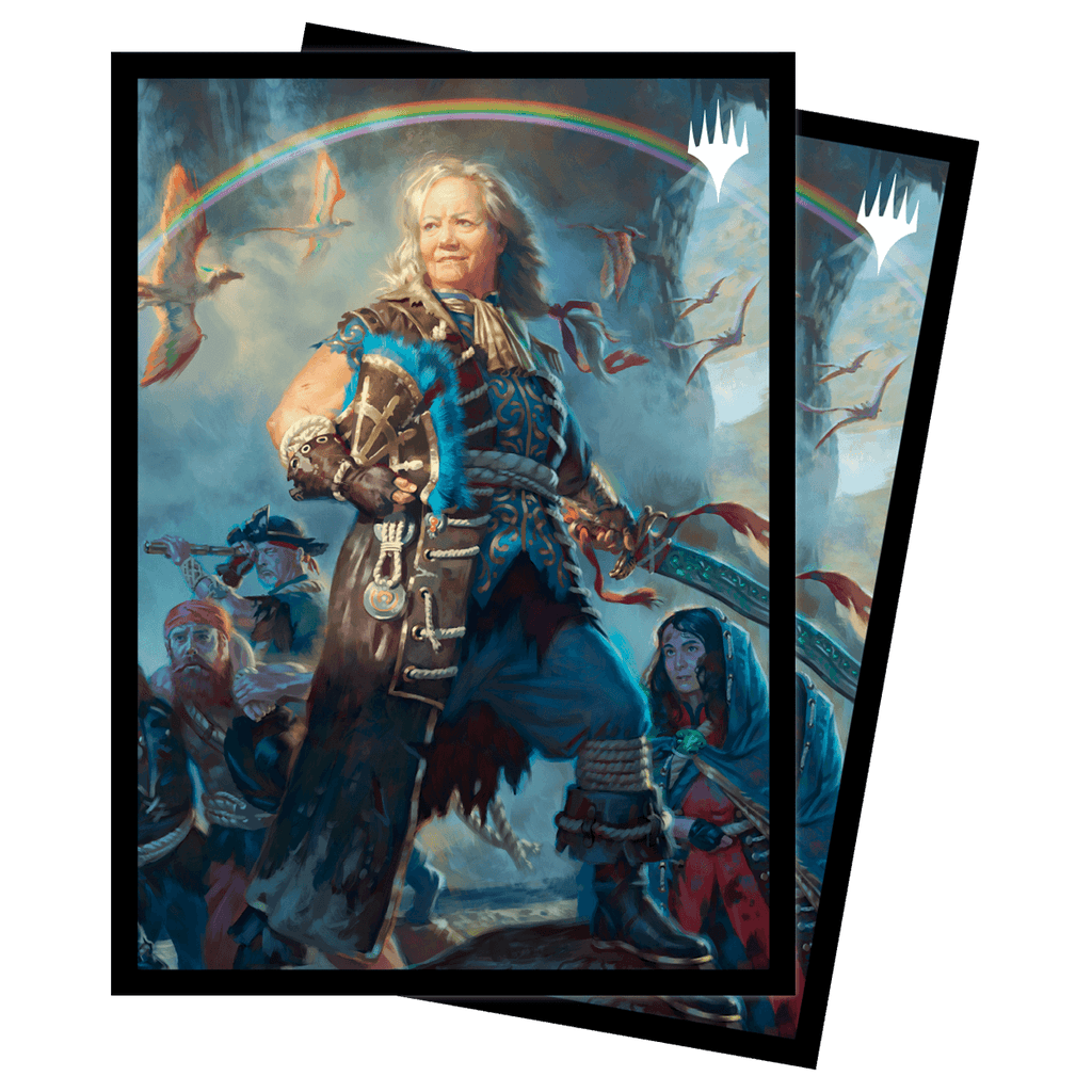 The Lost Caverns of Ixalan Admiral Brass, Unsinkable Standard Deck Protector Sleeves (100ct) for Magic: The Gathering | Ultra PRO International