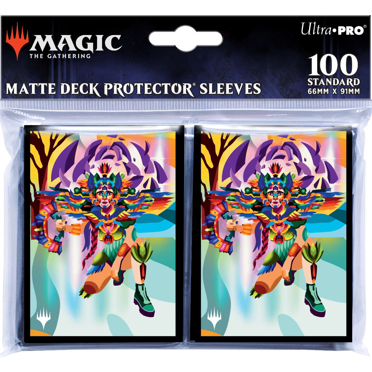 The Lost Caverns of Ixalan Huatli, Poet of Unity Standard Deck Protector Sleeves (100ct) for Magic: The Gathering | Ultra PRO International