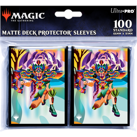 The Lost Caverns of Ixalan Huatli, Poet of Unity Standard Deck Protector Sleeves (100ct) for Magic: The Gathering | Ultra PRO International