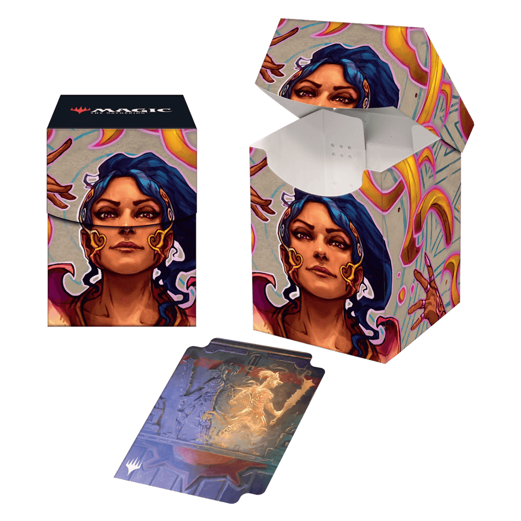 The Lost Caverns of Ixalan Saheeli, the Sun’s Brilliance 100+ Deck Box® for Magic: The Gathering | Ultra PRO International