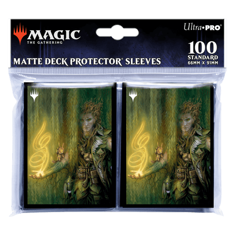 Murders at Karlov Manor Kaust, Eyes of the Glade Standard Deck Protector Sleeves (100ct) for Magic: The Gathering | Ultra PRO International