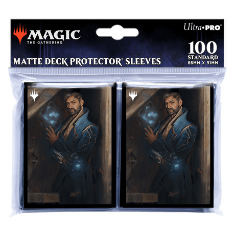 Murders at Karlov Manor Alquist Proft, Master Sleuth Standard Deck Protector Sleeves (100ct) for Magic: The Gathering | Ultra PRO International