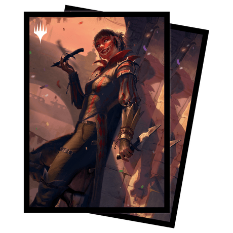 Murders at Karlov Manor Massacre Girl, Known Killer Standard Deck Protector Sleeves (100ct) for Magic: The Gathering | Ultra PRO International