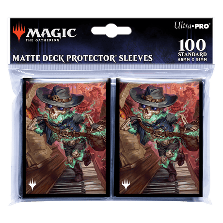 Outlaws of Thunder Junction Tinybones, the Pickpocket Key Art Deck Protector Sleeves (100ct) for Magic: The Gathering | Ultra PRO International