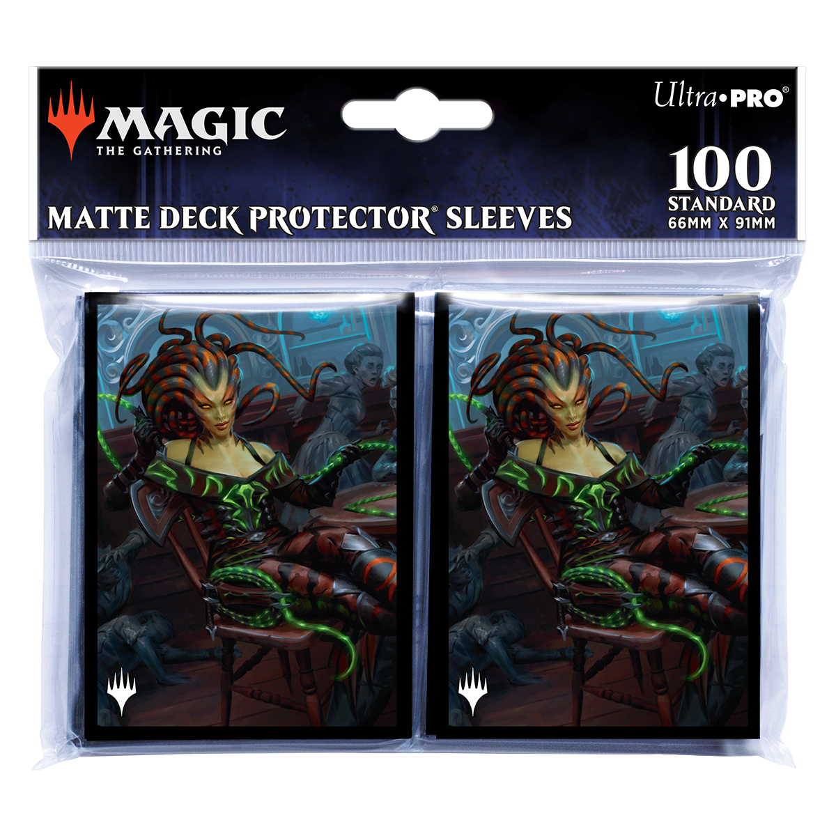 Outlaws of Thunder Junction Vraska, the Silencer Key Art Deck Protector Sleeves (100ct) for Magic: The Gathering | Ultra PRO International