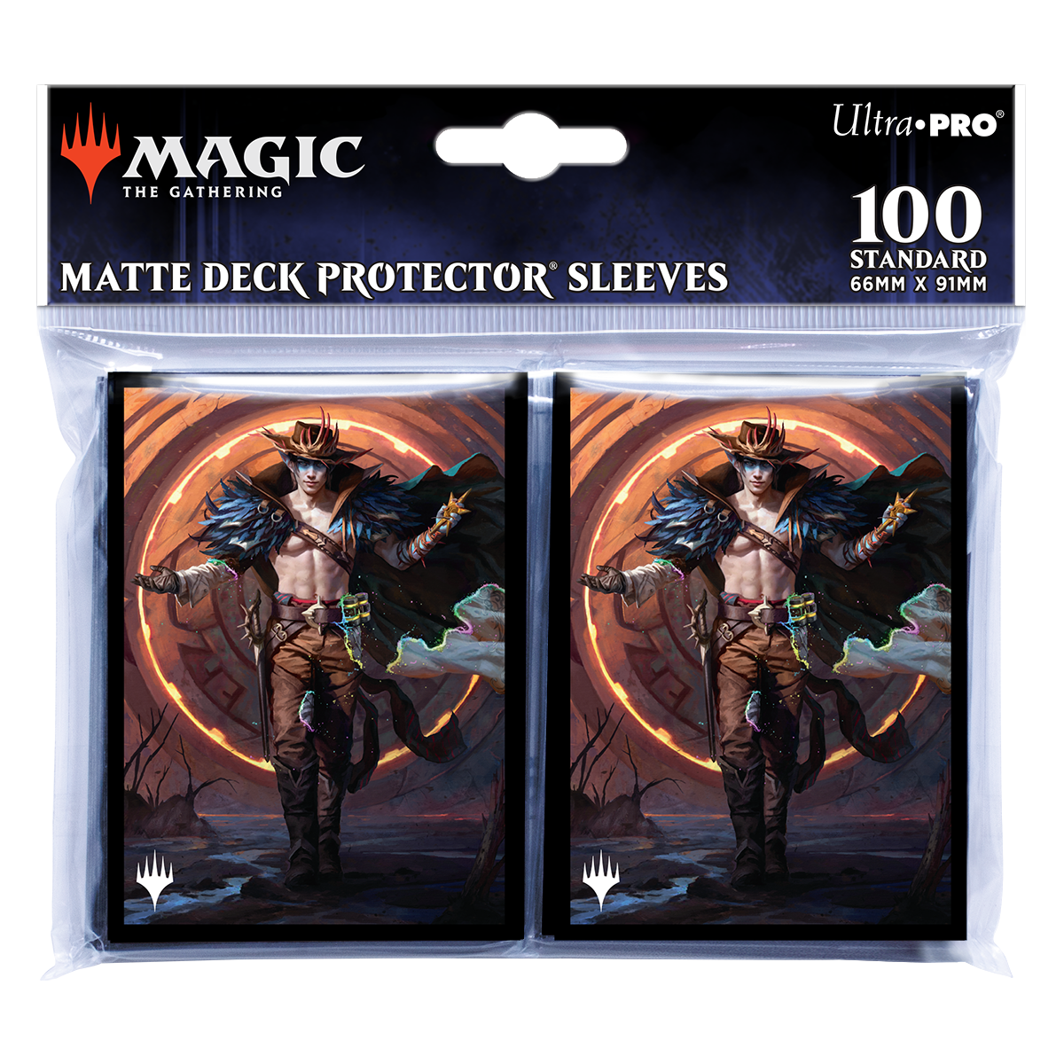 Outlaws of Thunder Junction Oko, the Ringleader Key Art Deck Protector Sleeves (100ct) for Magic: The Gathering | Ultra PRO International