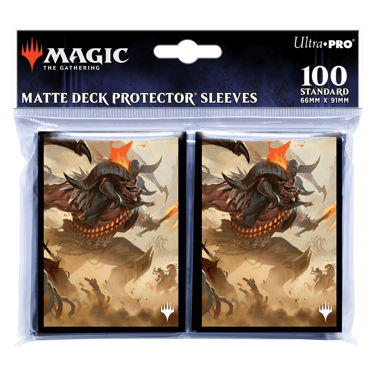 Outlaws of Thunder Junction Rakdos, the Muscle Key Art Deck Protector Sleeves (100ct) for Magic: The Gathering | Ultra PRO International