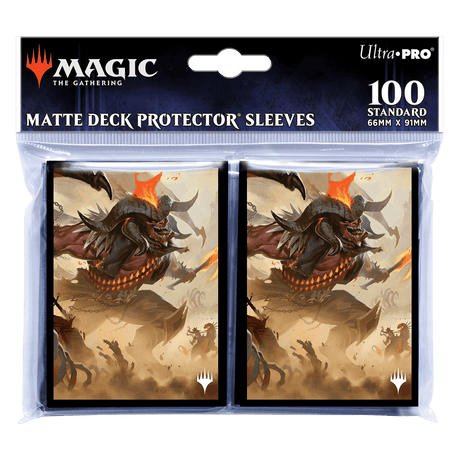 Outlaws of Thunder Junction Rakdos, the Muscle Key Art Deck Protector Sleeves (100ct) for Magic: The Gathering | Ultra PRO International