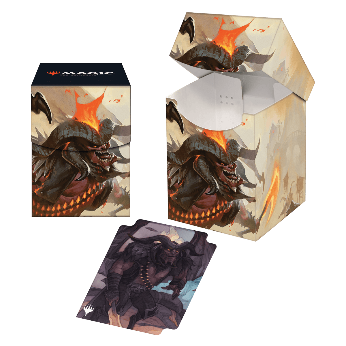 Outlaws of Thunder Junction Rakdos, the Muscle  Key Art 100+ Deck Box® for Magic: The Gathering | Ultra PRO International