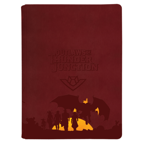 Outlaws of Thunder Junction Set Symbol and Gang Silhouette 9-Pocket Premium Zippered PRO-Binder for Magic: The Gathering | Ultra PRO