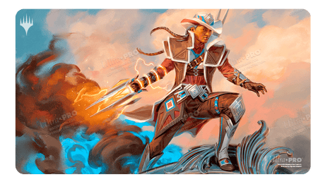 Outlaws of Thunder Junction Annie Flash, the Veteran Standard Gaming Playmat Key Art for Magic: The Gathering | Ultra PRO International