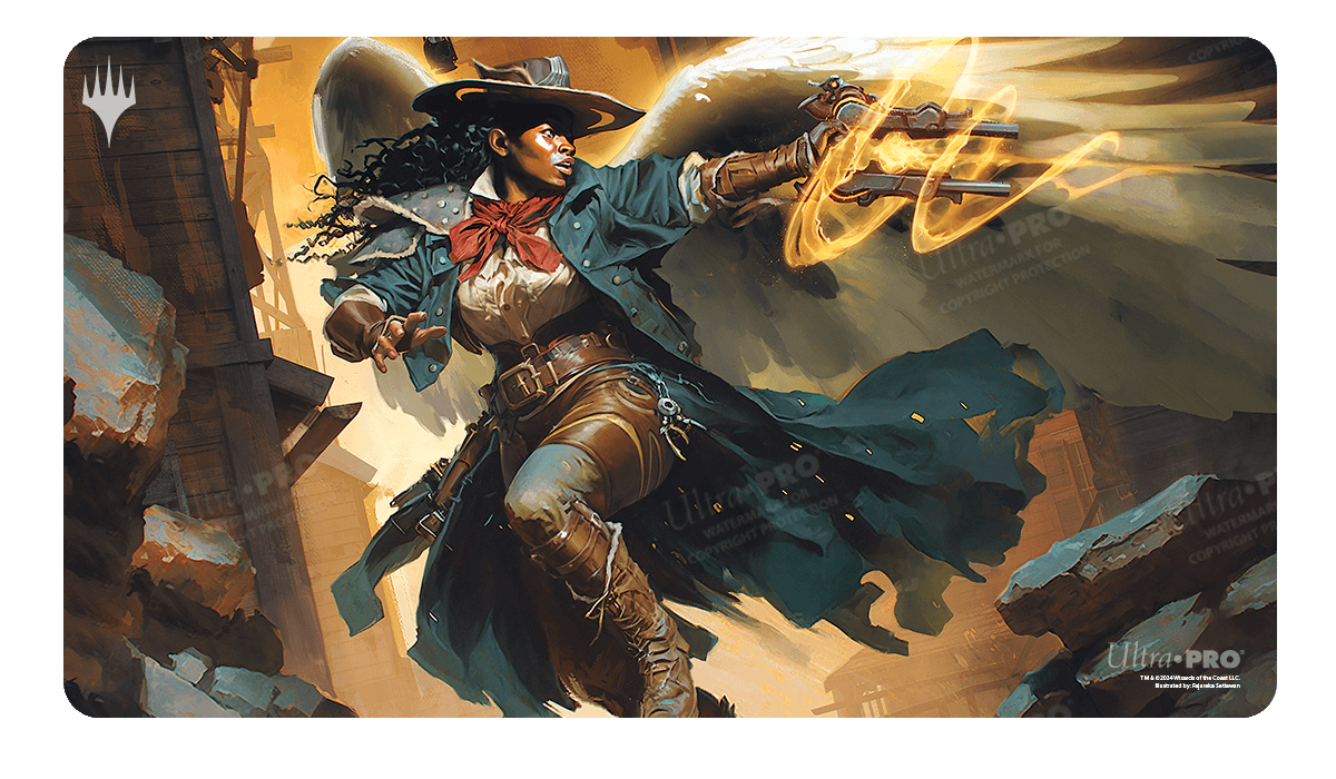 Outlaws of Thunder Junction Archangel of Tithes Standard Gaming Playmat for Magic: The Gathering | Ultra PRO International