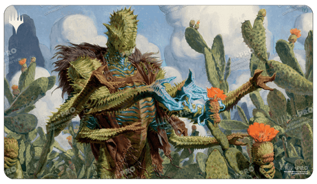 Outlaws of Thunder Junction Bristly Bill, Spine Sower Standard Gaming Playmat for Magic: The Gathering | Ultra PRO International