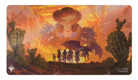 Outlaws of Thunder Junction Gang Silhouette AR Enhanced Holofoil Standard Gaming Playmat for Magic: The Gathering | Ultra PRO International