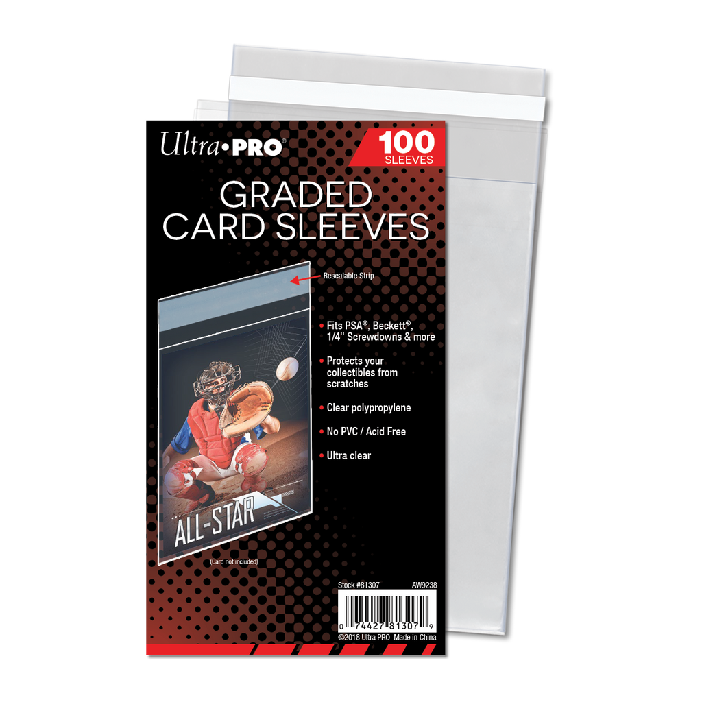 Graded Card Resealable Sleeves (100ct) | Ultra PRO International