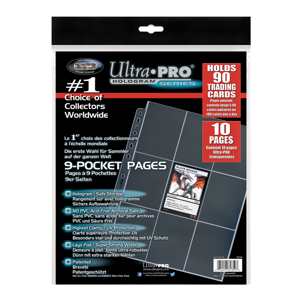 Ultra Pro - classeur PRO Ultra Pro 9 pochettes rose - Jeux de cartes - Rue  du Commerce