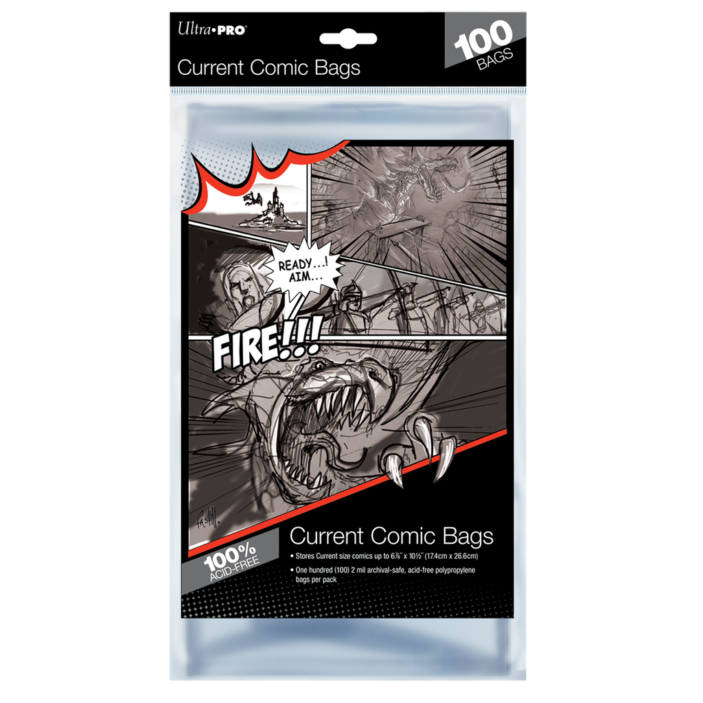 Current Size Comic Bags (100ct) | Ultra PRO International