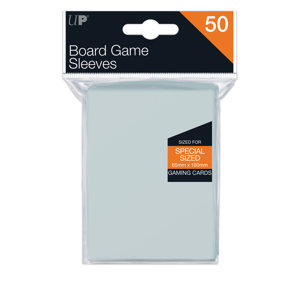 Special Sized Board Game Sleeves (50ct) for 65mm x 100mm Cards | Ultra PRO International