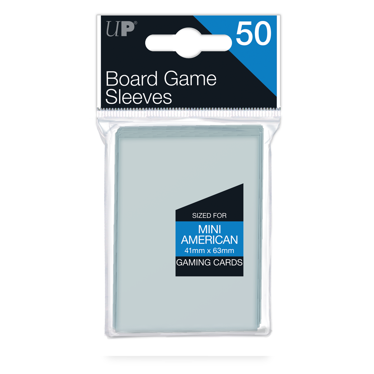 Mini American Board Game Sleeves (50ct) for 41mm x 63mm Cards | Ultra PRO International