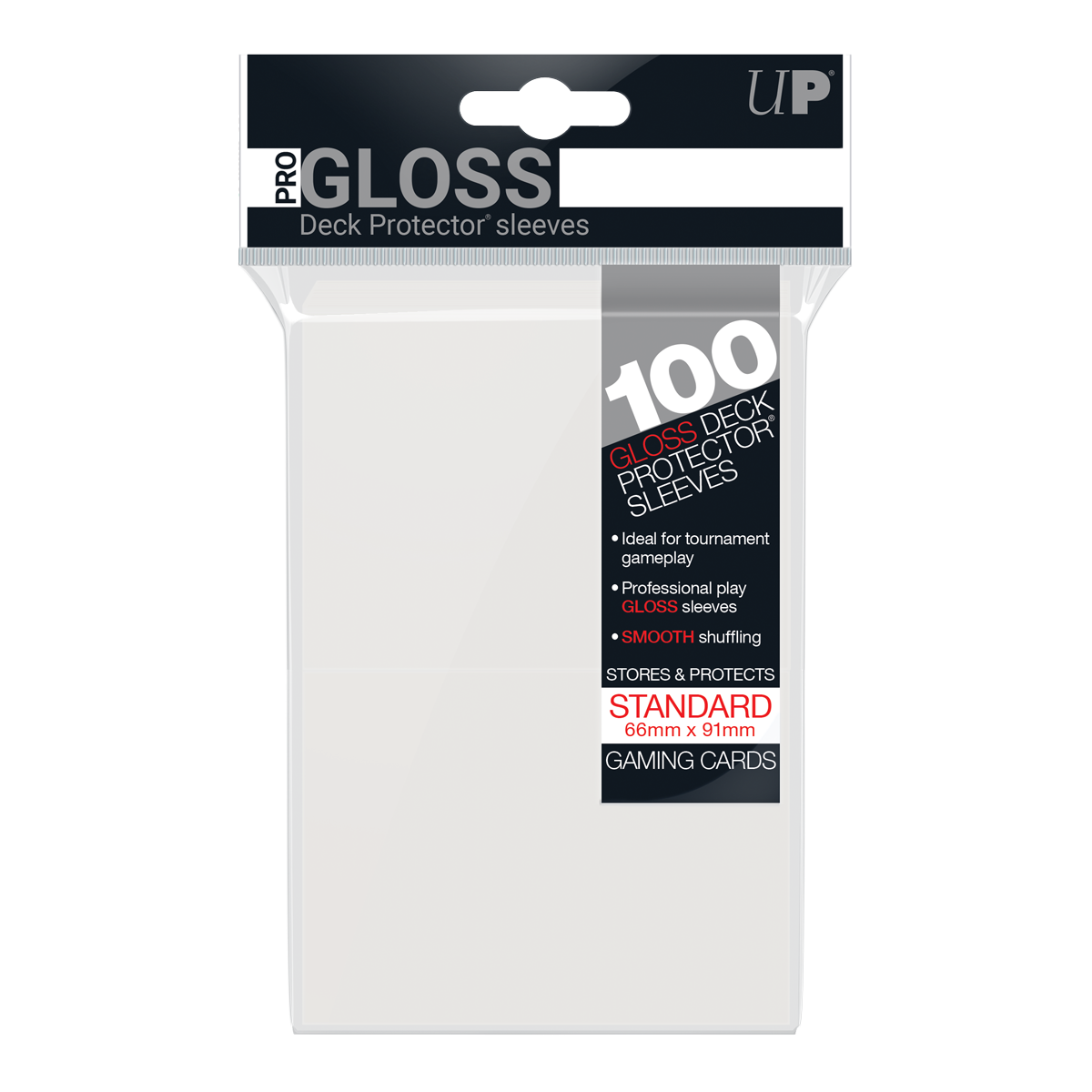 Ultra PRO Black Gloss Standard Deck Protector Sleeves 50 Ultra PRO Black Gloss Standard Deck Protector Sleeves 50