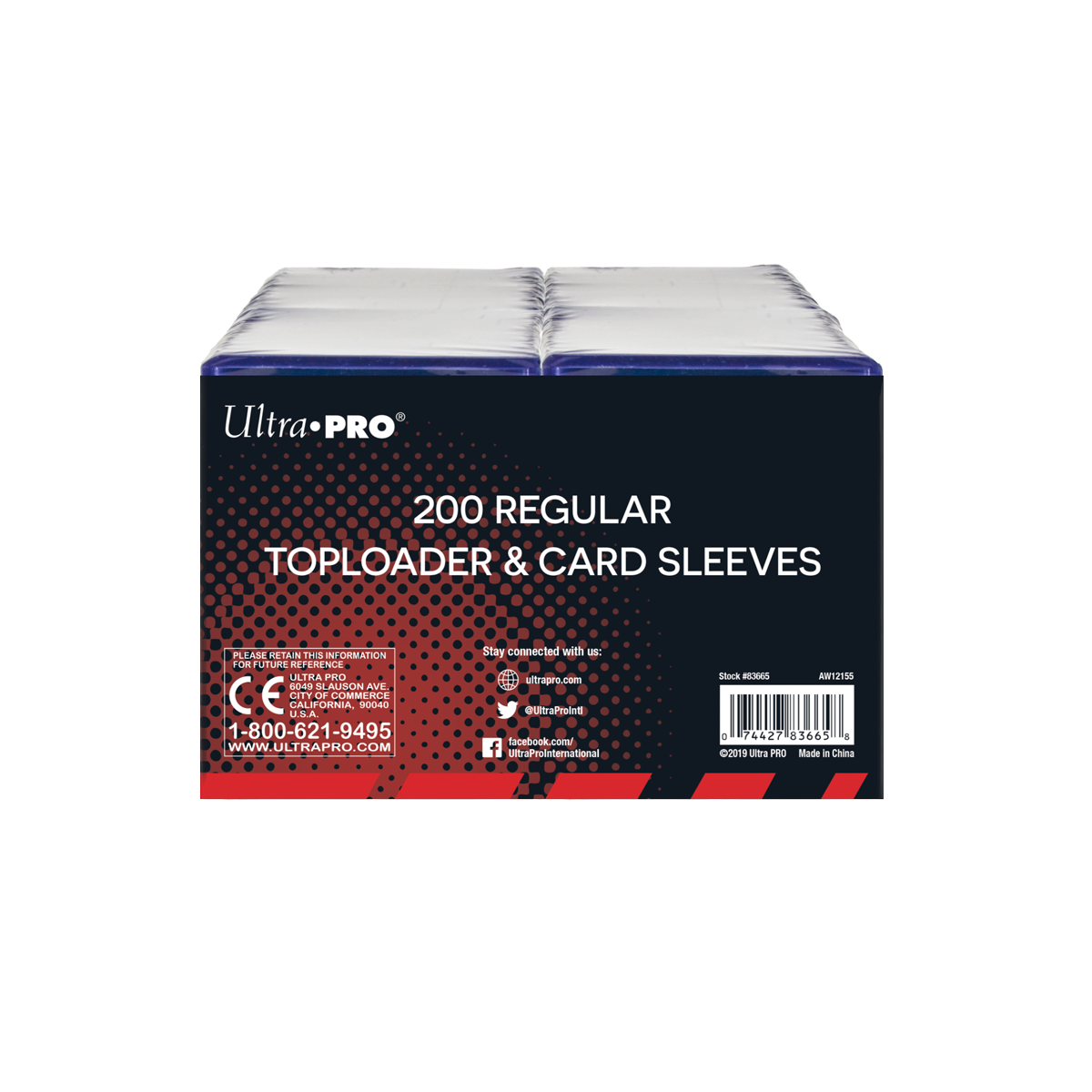 3" x 4" Clear Regular Toploaders and Soft Sleeves Bundle (200ct) for Standard Size Cards | Ultra PRO International