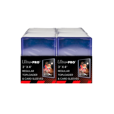 3" x 4" Clear Regular Toploaders and Soft Sleeves Bundle (200ct) for Standard Size Cards | Ultra PRO International