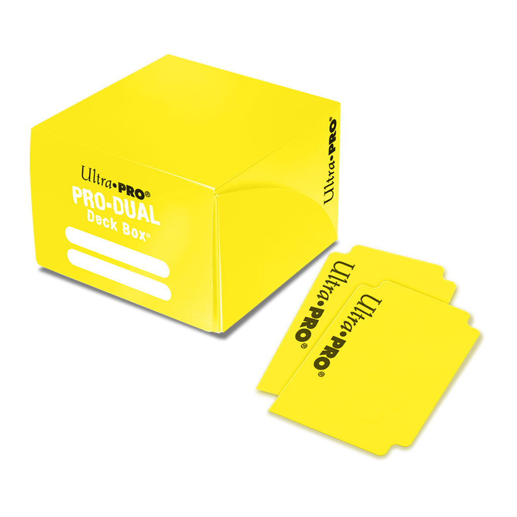 PRO Dual Standard Yellow Deck Box | Ultra PRO International