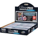 Platinum Series 9-Pocket Secure Pages (100ct) for Standard Size Cards | Ultra PRO International