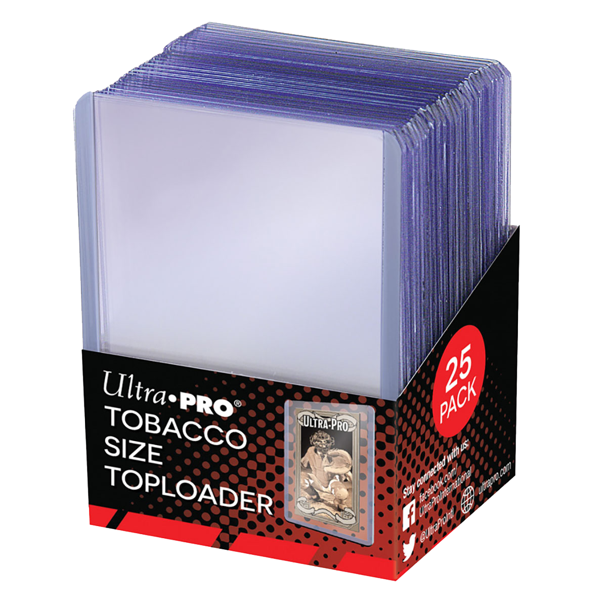 Tobacco Size Toploaders (25ct) | Ultra PRO International