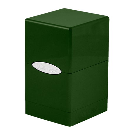 Radiant Amber Moss Satin Tower Deck Box | Ultra PRO International