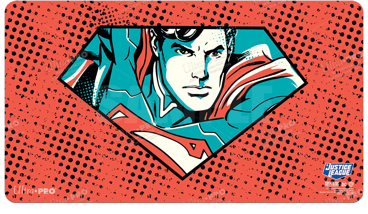 Superman Standard Gaming Playmat for Justice League | Ultra PRO International