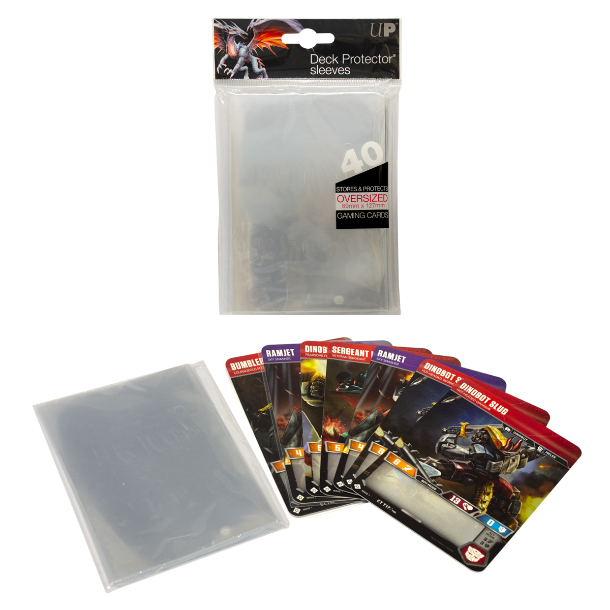 Clear Top Loading Oversized Deck Protector Sleeves (40ct) | Ultra PRO International