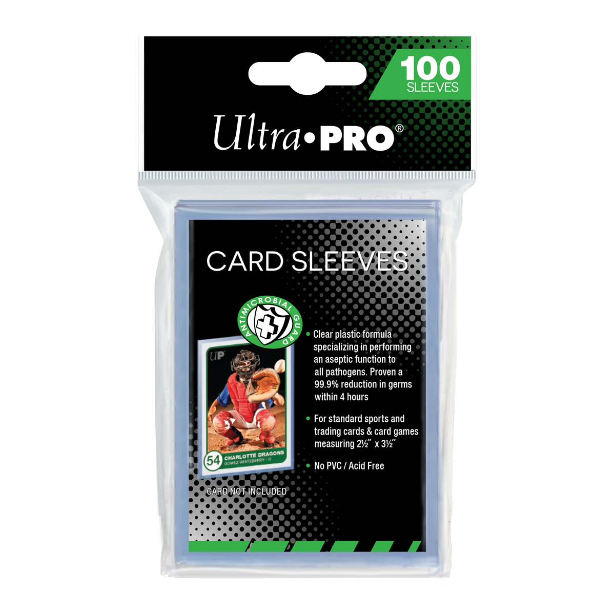 Anti-Microbial Guard Card Sleeves (100ct) for Standard Trading Cards | Ultra PRO International