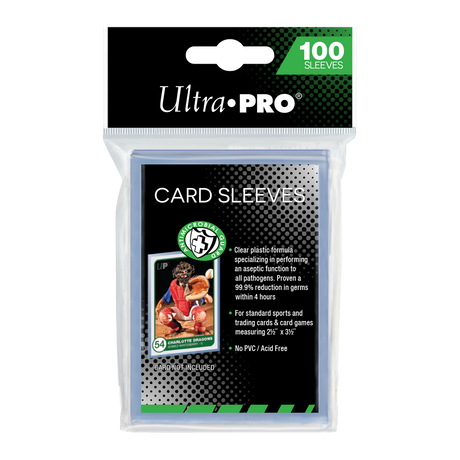 Anti-Microbial Guard Card Sleeves (100ct) for Standard Trading Cards | Ultra PRO International