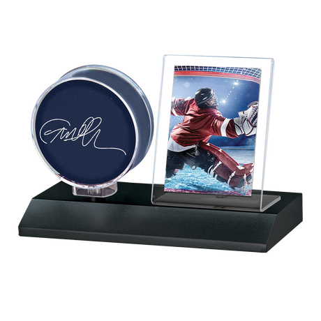 Hockey Puck & Card Wood Display Holder | Ultra PRO International