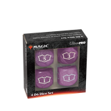 Deluxe Mana D6 Loyalty Dice Set (4ct) for Magic: The Gathering | Ultra PRO International