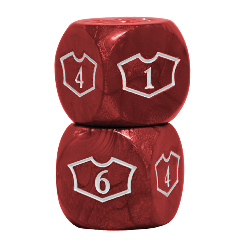 Deluxe Mana D6 Loyalty Dice Set (4ct) for Magic: The Gathering | Ultra PRO International