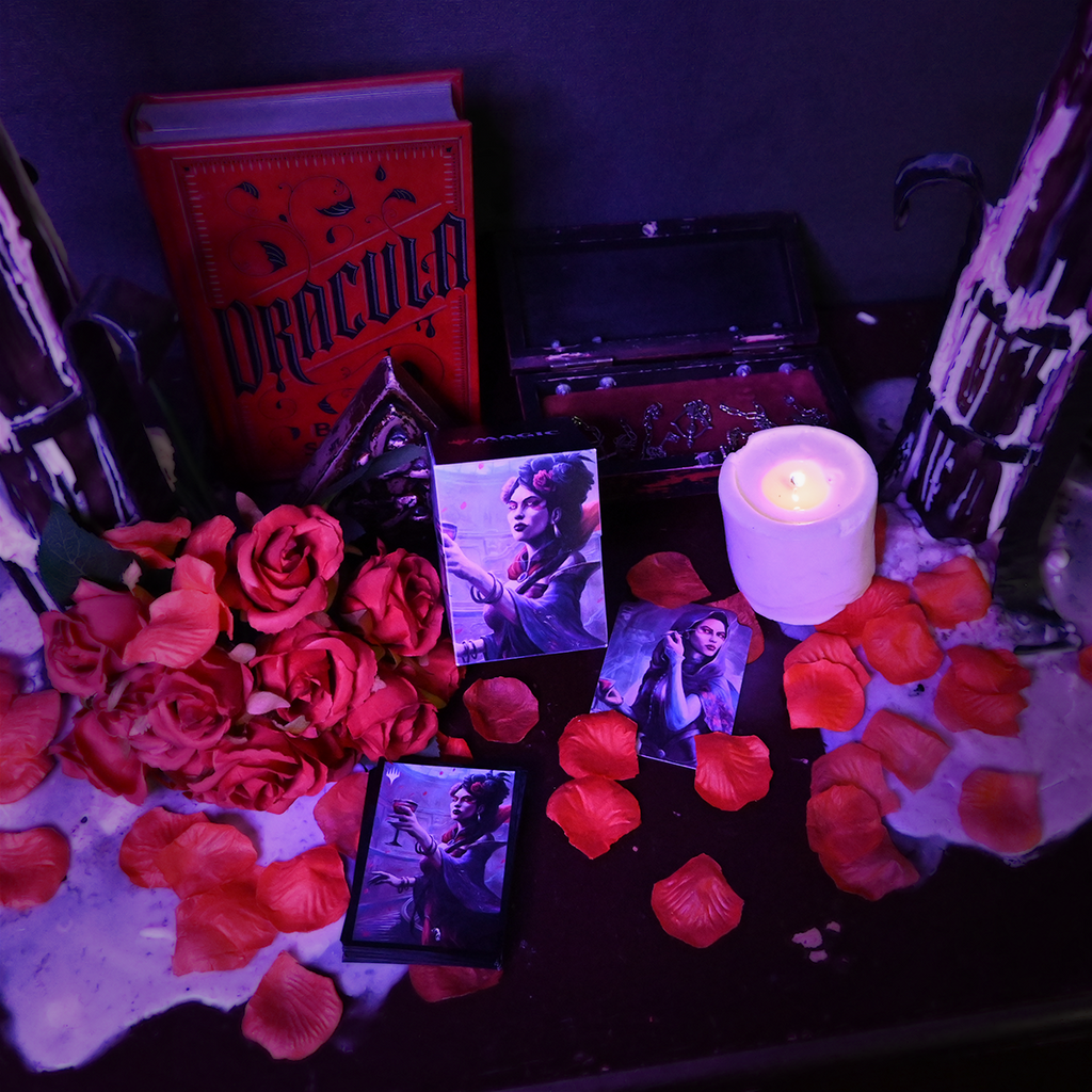 Innistrad: Crimson Vow Henrika, Infernal Seer 100+ Deck Box for Magic: The Gathering | Ultra PRO International