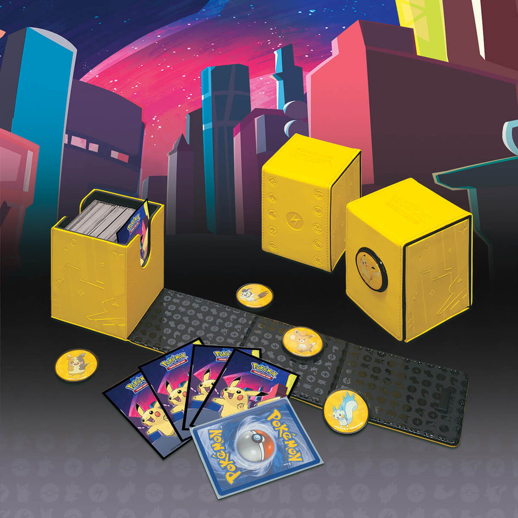 Gallery Series Shimmering Skyline Alcove Click Deck Box for Pokémon | Ultra PRO International