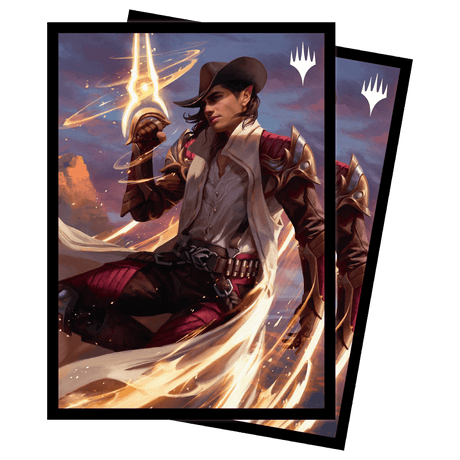 Outlaws of Thunder Junction Kellan, the Kid Key Art DECK PROTECTOR® Sleeves (100ct) for Magic: The Gathering - E-38356 - Ultra PRO- Ultra PRO International