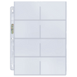 Platinum Series 8-Pocket Pages (100ct) for 2-3/4" x 3-1/2" Cards - E-81421 - Ultra PRO- Ultra PRO International